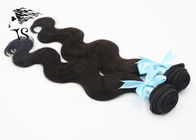 Unprocessed Malaysian Curly Hair Bundles , Black Girls Malaysian Body Wave Weave