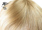 Blonde Silky Straight Toupee Hair Replacement System For Super Thin Skin Men supplier