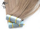 Silky Straight Tape In Human Hair Extensions For Fine Thin Hair Light Brown supplier