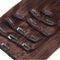 Brown Clip in Human Hair Extensions Indian Virgin Remy Hair for Black Women Body Wave supplier
